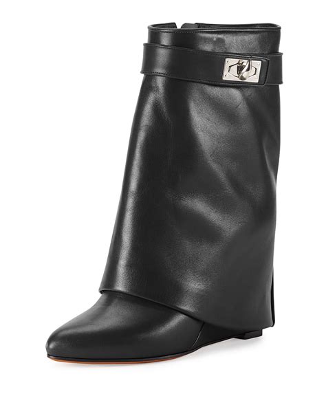 givenchy shark boots wide calf|Givenchy shark boots on sale.